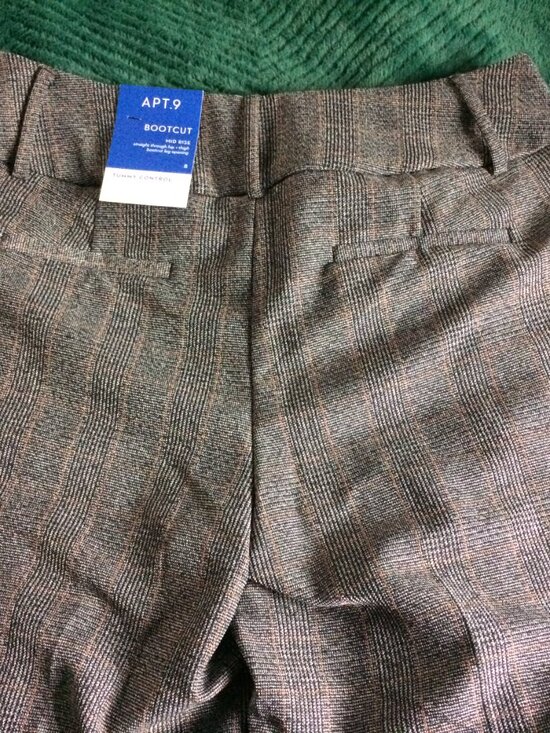 NWT Apt 9 Tummy Control Bootcut Mid Rise Pants Size 8 - Picture 5 of 16